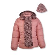 Pink Platinum Girls Cheetah-Print Puffer Coat with Gift with Purchase, Sizes 4-16